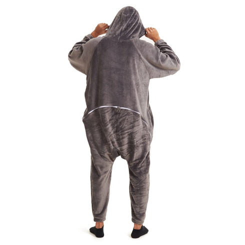 Snuggs Blanket Onesie Dark Grey
